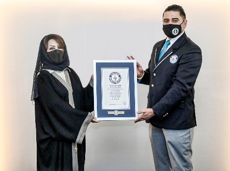 an image of Engineer Maith received Guinness certificate