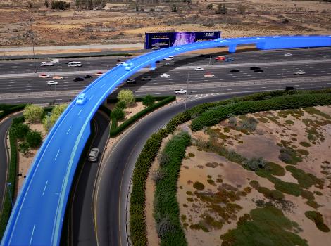 an image of the new bridge