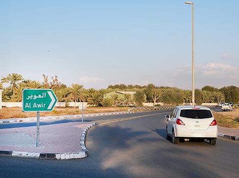 an image of internal road in Al Awir 1
