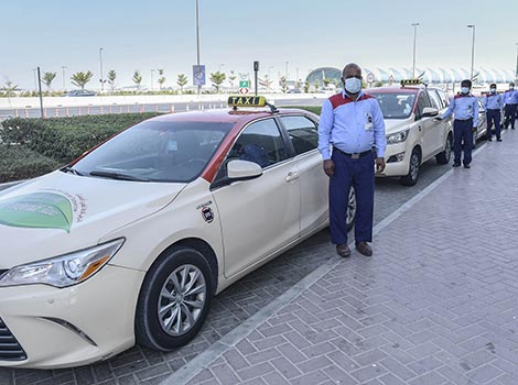 an image of Dubai Taxi vehicles