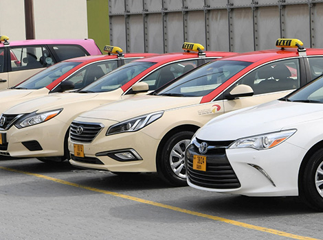 an image of Dubai Taxi vehicles