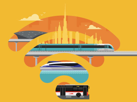 an image of Stay Connected with Free Wi-Fi at RTA Bus and Marine Stations