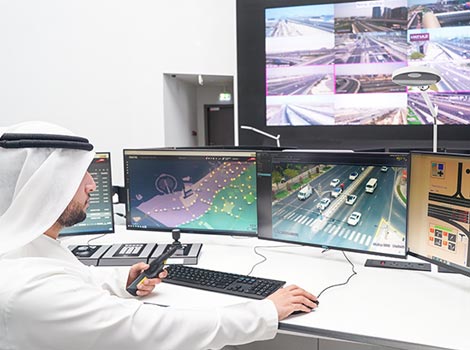 صورة لنظام التحكم بالإشارات الضوئية