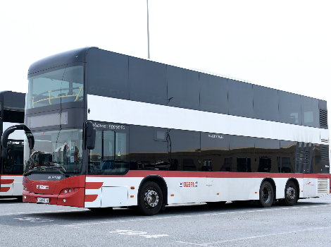 An image of the buses