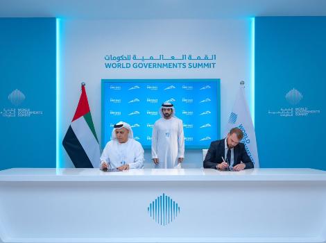 Article image of Hamdan bin Mohammed attends MoU signing between RTA and The Boring Company for the ‘Dubai Loop’