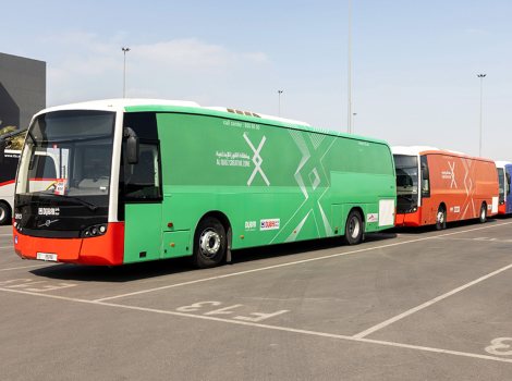 an image of Al Quoz creative zone buses 