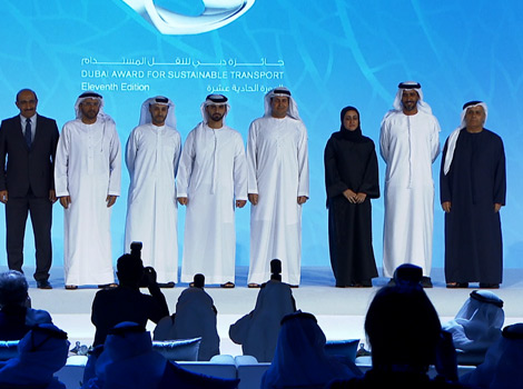 Mansour bin Mohammed honours winners of Dubai Award for Sustainable Transport 2019