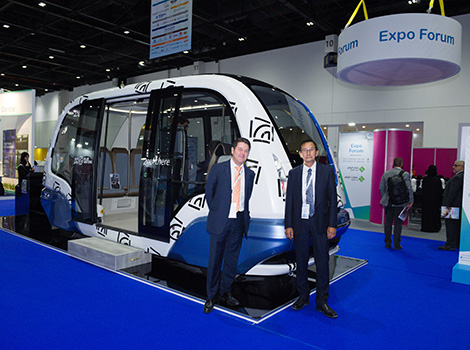 An image from Exhibition of MENA Transport Congress 2018