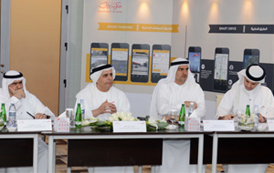 Al Tayer addressing the press conference announcing full transition of RTA’s smart services