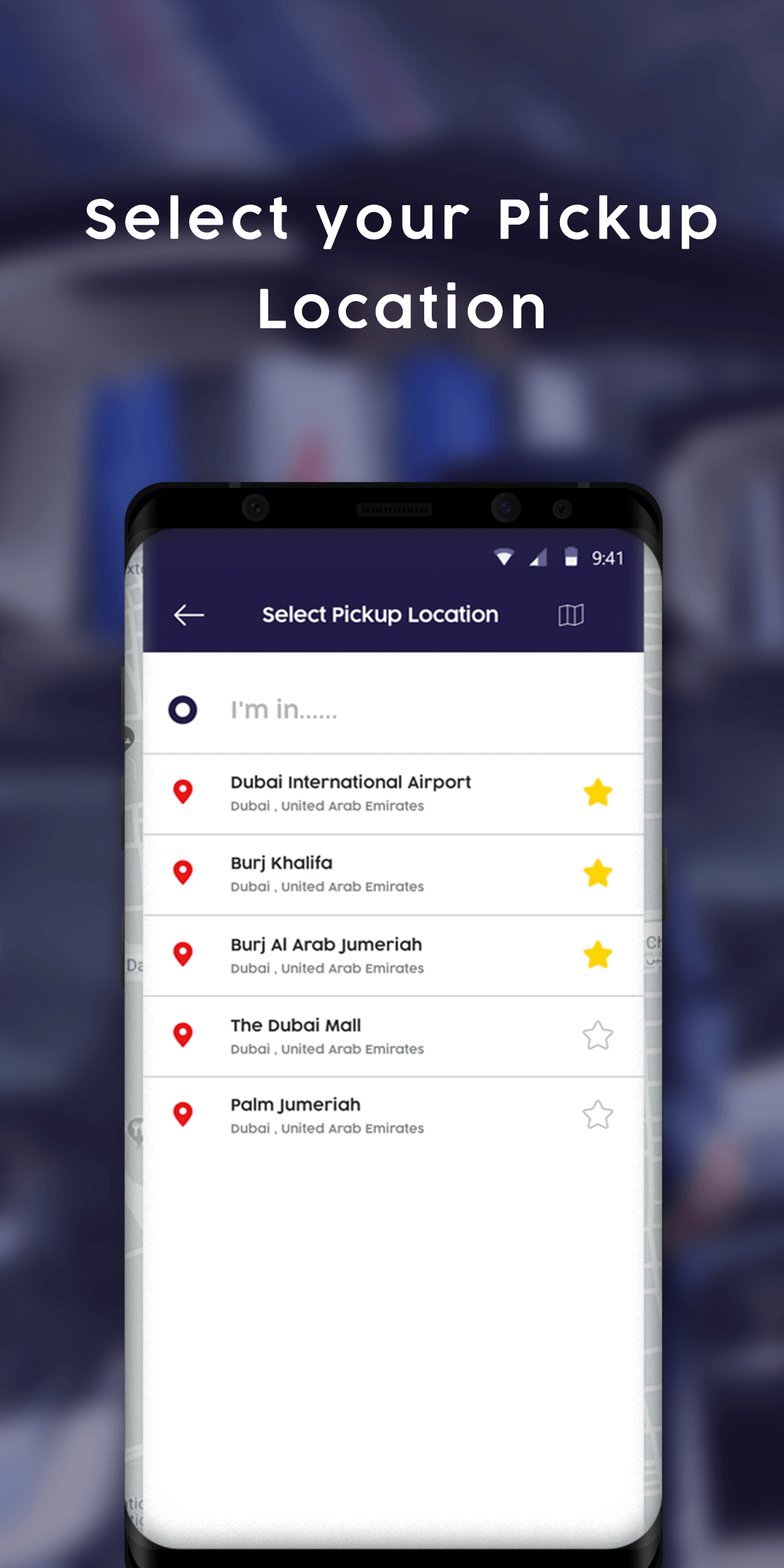 Rent-a-Taxi app
