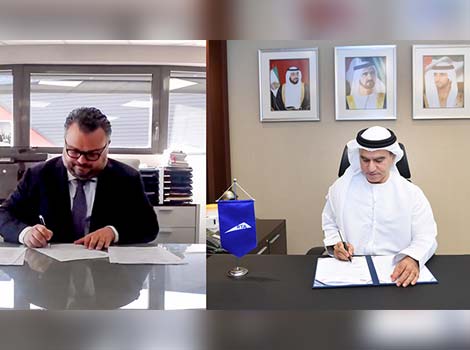 an image of Abdul Mohsin Ibrahim Younes, CEO of Rail Agency, signed the MoU on behalf of RTA, and Xavier Gallot-Lavallée, Chairman and CEO of MND, signed on behalf of the Group