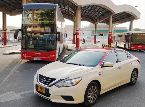 an image of Dubai Bus and Dubai Taxi