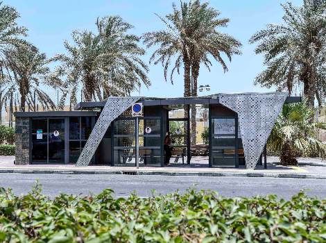 an image of the Newly designed bus shelters