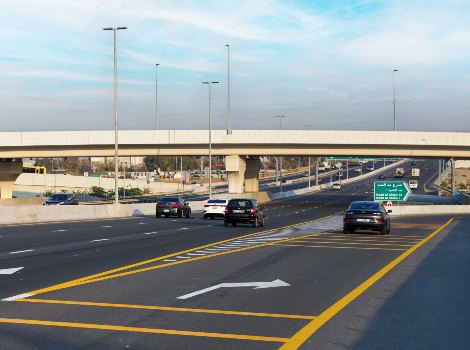 an image of traffic enhancments in Nad Al Sheba