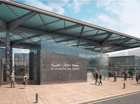 an image of the Final design of bus stations serving Expo 2020  