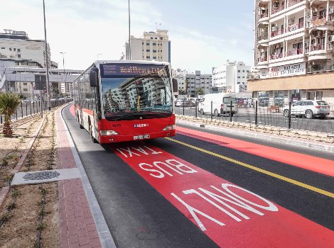 Article image of Constructing dedicated bus and taxi lanes stretching 37 km over 5 years 