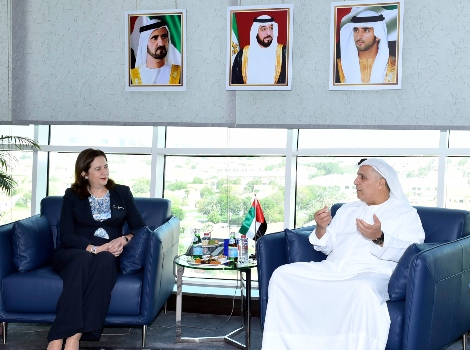 an image of Al Tayer discusses cooperation with Queensland Premier