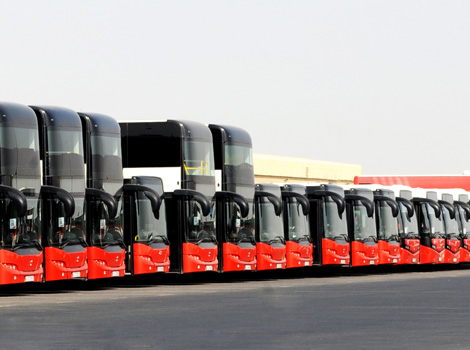Providing bus rental service ‘Tajeer’ to private sector