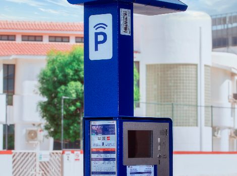 an image of RTA parking machine in Dubai