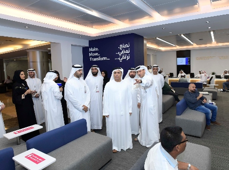 an image of Al Tayer touring Customers and Employees Service Centre