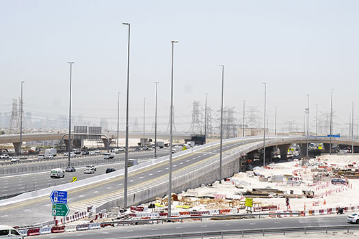 The bridge provides traffic flow to several vital areas