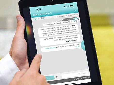 an image of the Virtual Assistant (mahboub)