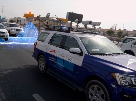an image if Dubai Roads pavements Condition