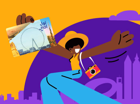 an image of More Dubai experiences. More value. nol means more.
