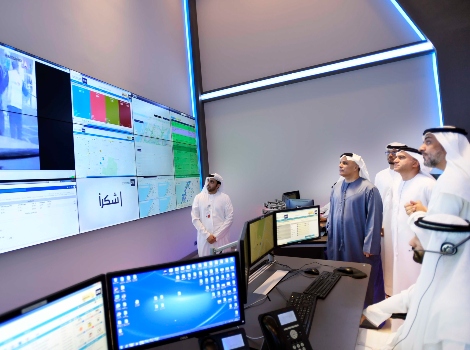an image of Al Tayer inspecting the new DTC Control Center
