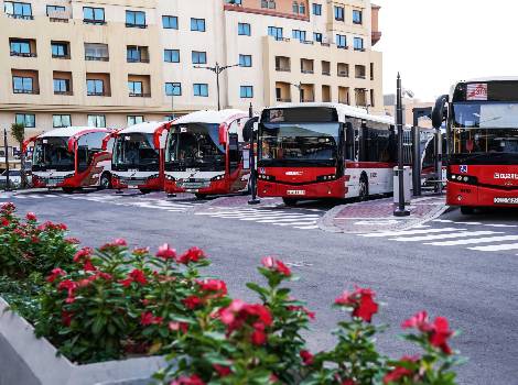 an image of Dubai Bus service