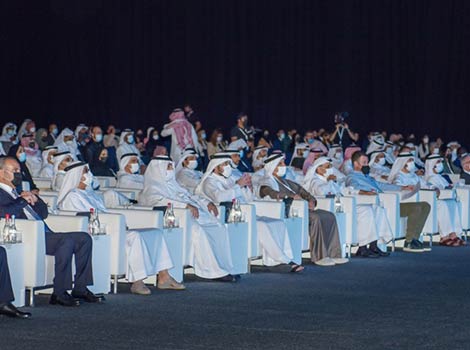 an image of His Highness Sheikh Hamdan bin Mohammed bin Rashid Al Maktoum in MENA Transport Congress & Exhibition