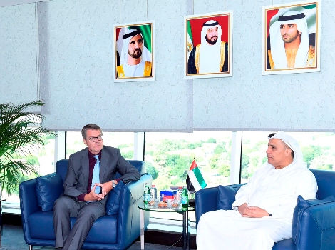 an image of Al Tayer receiving the German Consul