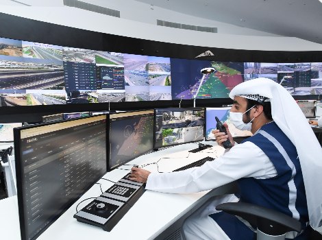 an image from Dubai Intelligent Transportation center 