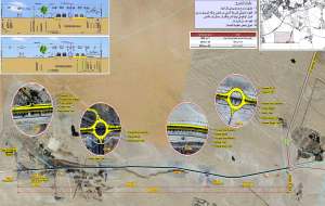 Layout of Seih Assalam Road Widening project