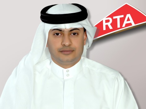 An image of Ahmed Mahboub in front of RTA logo