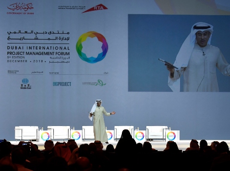 An image from "Project Management for Shared Economy" the Last Session in DIPMF by H. E. Mohamed Alabbar
