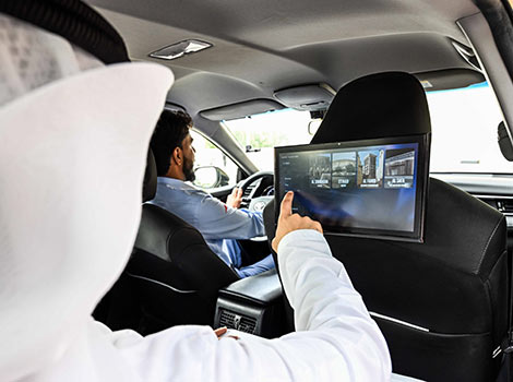 Image for Launching the in-car interactive screens initiative in taxis