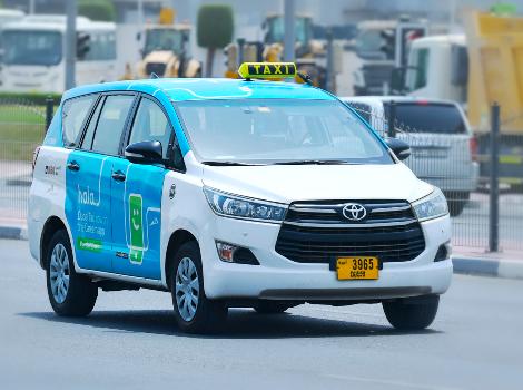 an image of RTA Dubai taxi