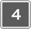 number key 4 icon