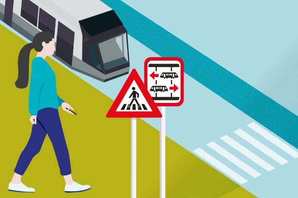an image of Tram Safety