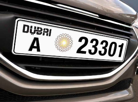 An image of Vehicle plates with Expo logo