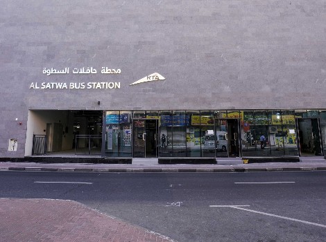 an image of Al Satwa bus station