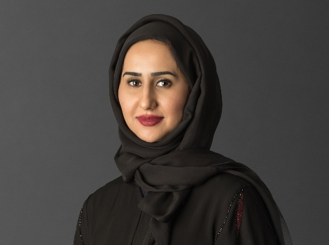 an image of Ms. Laila Faridoon, Executive Director of the Office of the Director General and Chairman of the Board and Executive Directors of RTA and Chairperson of the Organising Committee of DIPMF